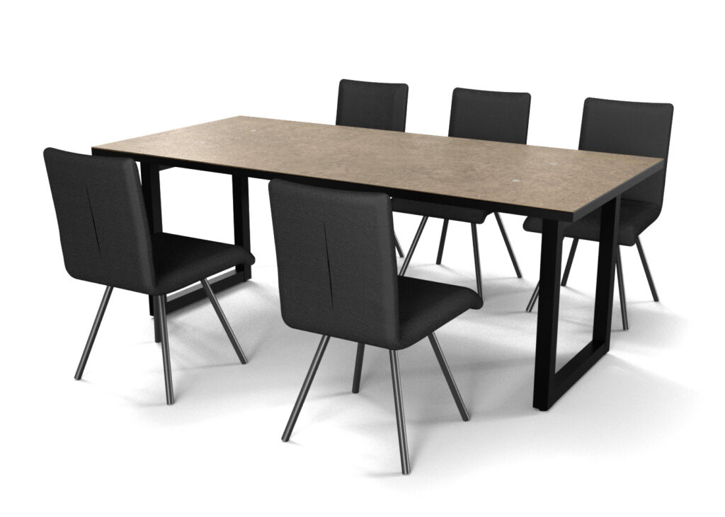 石材？人工？テーブル　静岡市 石材家具カスタムデザインユニークなスタイル3ベースラウンド